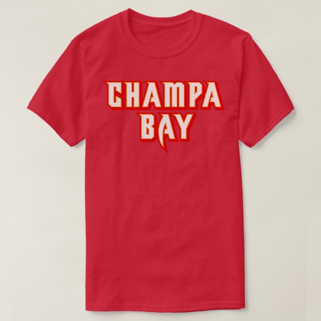 Camiseta Champa Bay Orange (Frente do Design)
