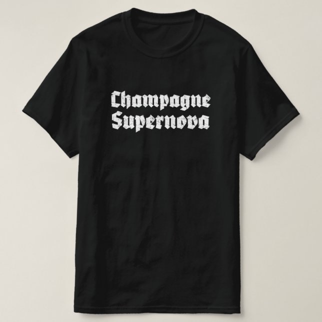 Camiseta Champagne Supernova (Frente do Design)