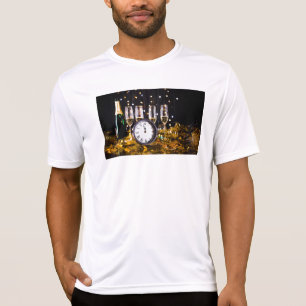 Camiseta Champanhe de SlipperyJoe, comemoração do Ano Novo