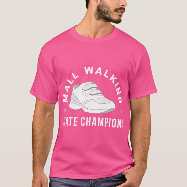 Camiseta Champiões do Estado do Funny Mall Walker (Frente)