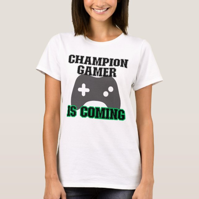 Camiseta Champion Gamer está chegando. (Frente)
