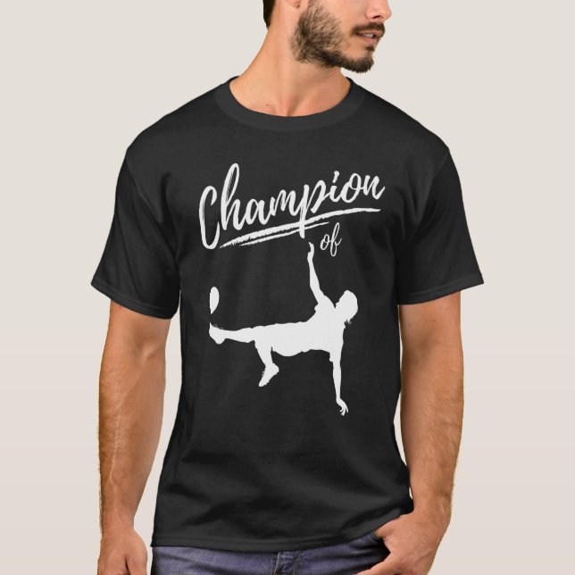 Camiseta Champion of Football  The Football Player (Frente)