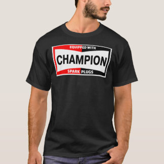 Camiseta Champion Spark Plug Vintage Graphic Design Digita