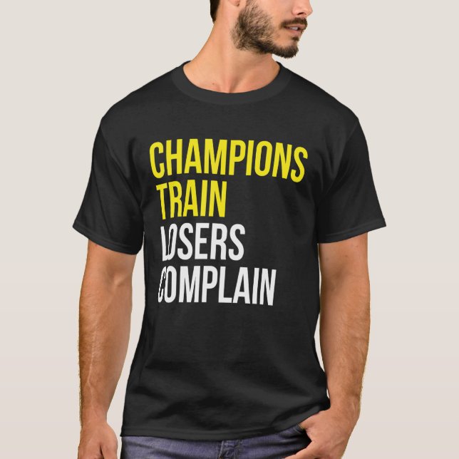 Camiseta Champions perdedores reclamam da formação de ginás (Frente)