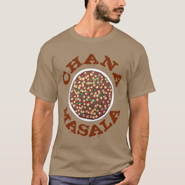 Camiseta Chana Masala Chole Indian Comida Chickpea Dish (Frente)
