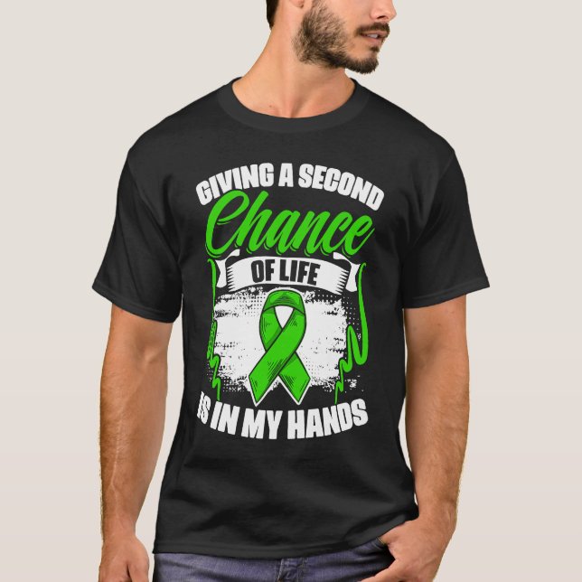 Camiseta Chance Of Life  Kidney Transplant Donate Life Orga (Frente)