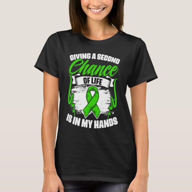 Camiseta Chance Of Life  Kidney Transplant Donate Life Orga (Frente)