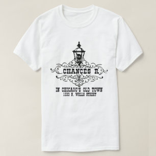 Camiseta Chances R Restaurante, Chicago e área de Chicagola