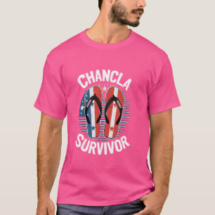 Camiseta Chancla Survivor Porto Rico Funny Sp