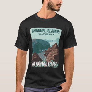 Camiseta Channel Islands National Park California Poster De