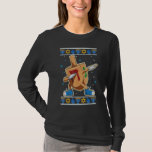 Camiseta Chanukah Dabbing Dreidel Dançando Ugly Hanukkah Sw<br><div class="desc">Chanukah Dabbing Dreidel Dançando Ugly Hanukkah Sweater.</div>