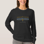 Camiseta Chanukah Pickleball, Chanucah Menorah Candle Pickl<br><div class="desc">Chanukah Pickleball,  Hanukkah Menorah Candle Pickleball</div>