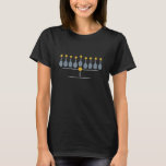 Camiseta Chanukah Pickleball, Chanucah Menorah Candle Pickl<br><div class="desc">Chanukah Pickleball,  Hanukkah Menorah Candle Pickleball</div>