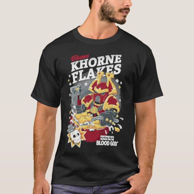 Camiseta Chaos Khorne Fala T-Shirt Essencial T-S (Frente)