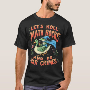 Camiseta Chaos Roll Sapo Feiticeiro Matemática Rochas Mesa
