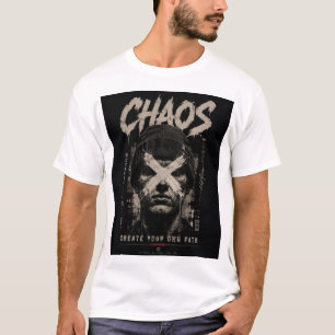 Camiseta Chaos Streetwear Crie Seu Próprio Caminho Gráfic