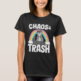 Camiseta Chaos & Trash Garbage Panda Rainbow Raccoon 4