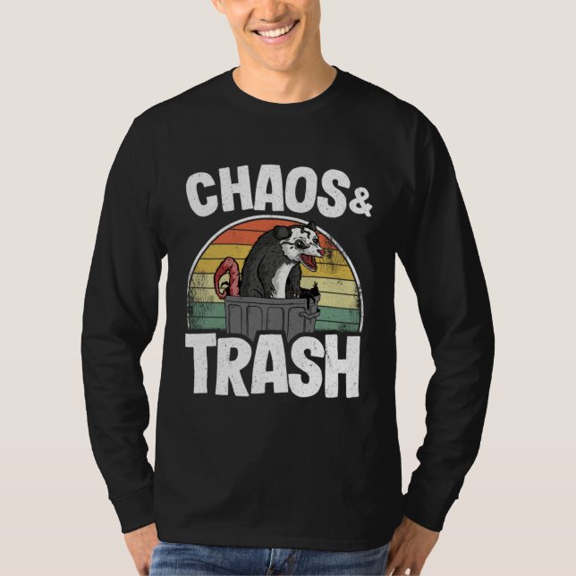 Camiseta Chaos & Trash Opossum  Possum (Frente)
