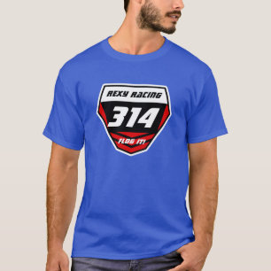 Camiseta Chapa de matrícula conhecida feita sob encomenda: