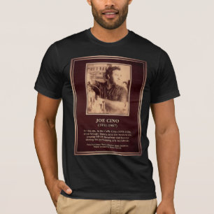 Camiseta Chapa memorável de Joe Cino