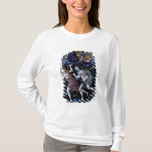 Camiseta Chapa oval que descreve Adam e véspera