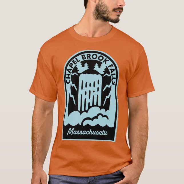 Camiseta Chapel Brook Falls Massachusetts (Frente)