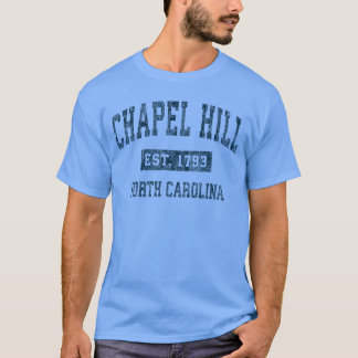 Camiseta Chapel Hill Carolina do Norte NC Desenho Esportivo