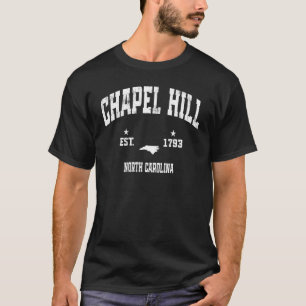 Camiseta Chapel Hill North Carolina NC Vintage Athletic Thr