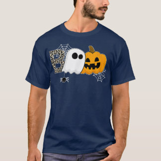 Camiseta chapéu de abóbora de aranhas-de-bruxa de halloween