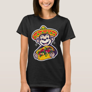 Camiseta chapéu de abobrinha taco el squatcho diversão mexi
