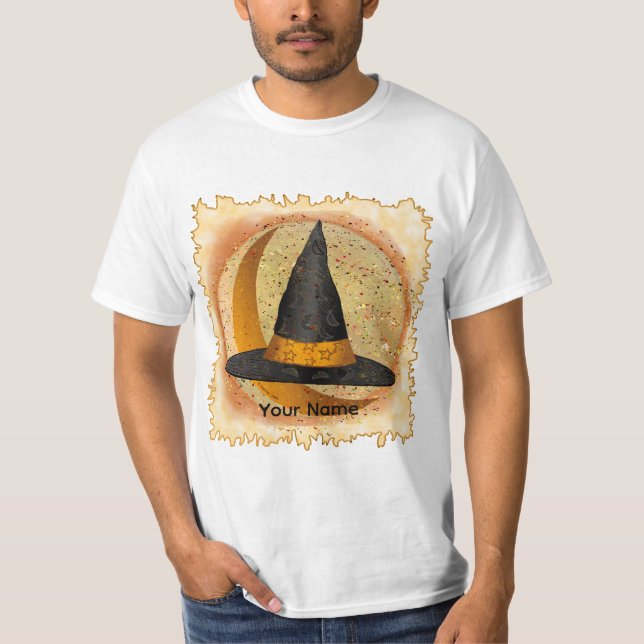 Camiseta Chapéu de Bruxa da Lua  (Frente)