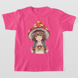 Camiseta Chapéu de Cogumelo Caprichoso Fantasia Design da N