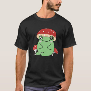 Camiseta Chapéu De Cogumelo De Sapo Bonito - Estético De 