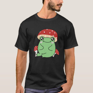 Camiseta Chapéu De Cogumelo De Sapo Bonito - Estético De Co