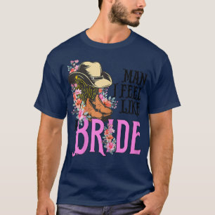 Camiseta Chapéu de Cowboy Retro Feminino Ocidental Cowgirl 
