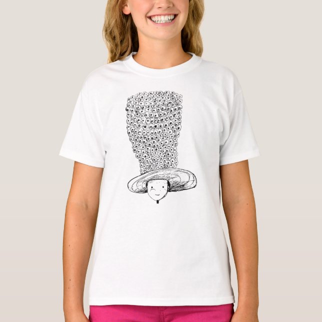 Camiseta Chapéu de Flor (Frente)