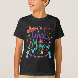 Camiseta Chapéu De Guitarra Cinco De Mayo