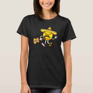 Camiseta Chapéu de Guitarra Mexicana de Softbol Cinco De Ma