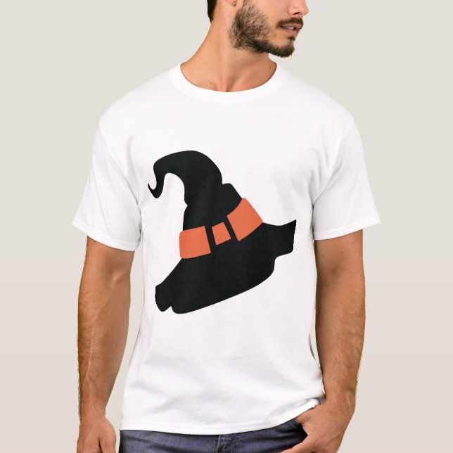 Camiseta Chapéu de Halloween (Frente)