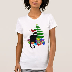 Camiseta Chapéu de Natal Le Chat Noir Natal