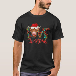 Camiseta Chapéu de Papai Noel Vaqueiro do Oeste Amor Natal