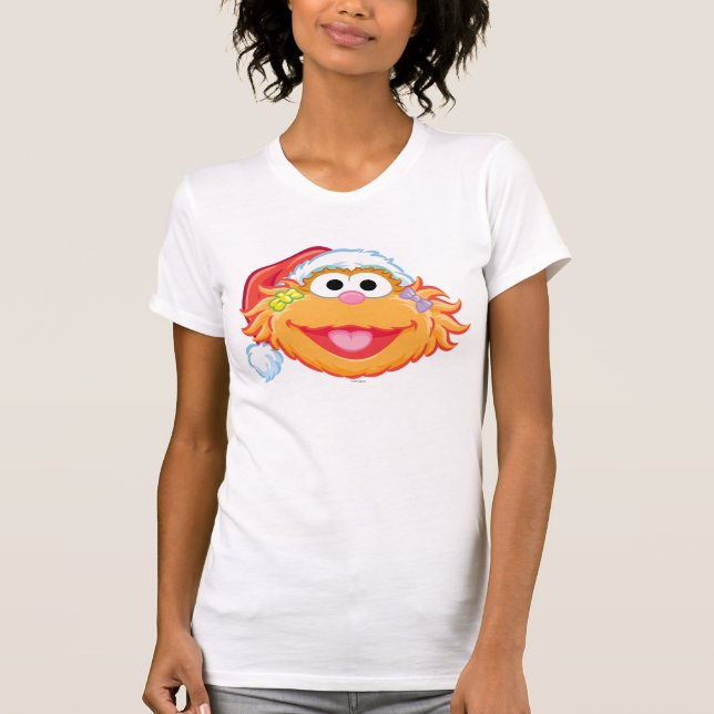 Camiseta Chapéu de Papai Noel Zoe (Frente)