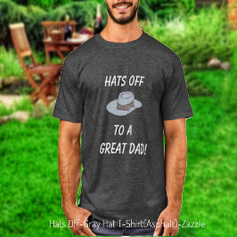 Camiseta Chapéu Desligado da Cinza