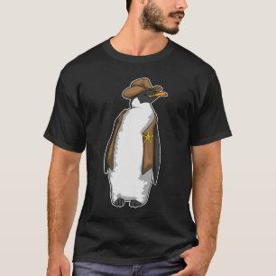 Camiseta Chapéu do Xerife Pinguim