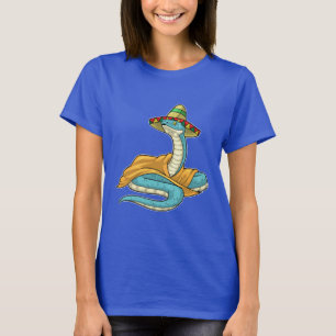 Camiseta chapéu mexicano cobra