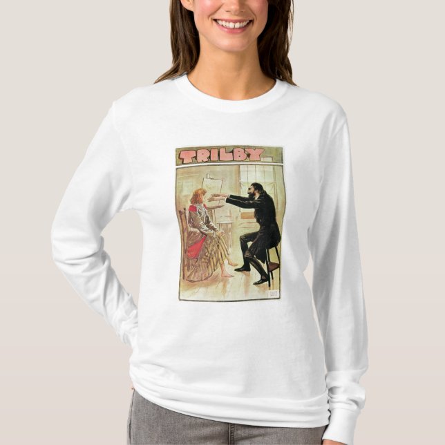 Camiseta Chapéu mole hypnotised por Svengali (Frente)