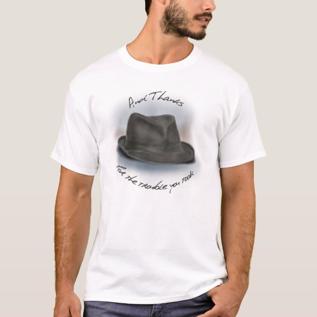 Camiseta Chapéu para Leonard 1 (Frente)