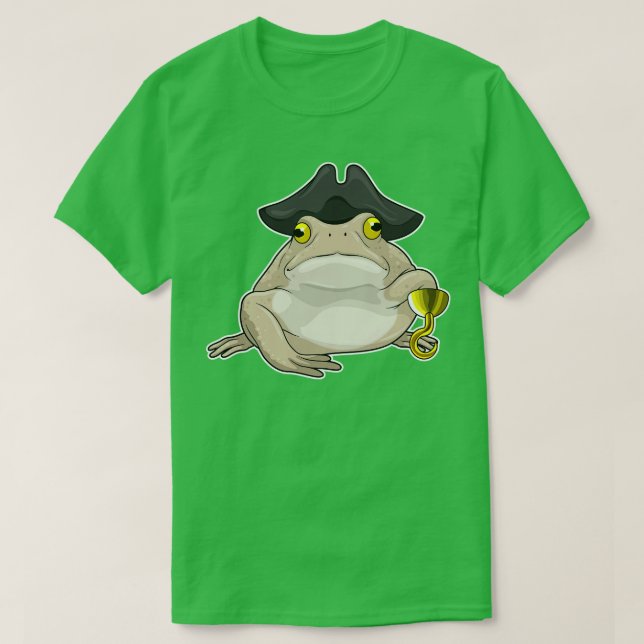 Camiseta Chapéu Pirata do sapo (Frente do Design)