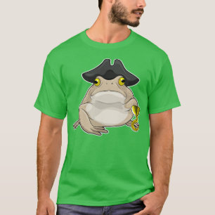 Camiseta Chapéu Pirata do sapo