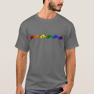 Camiseta chapéus de cowboy orgulho gay